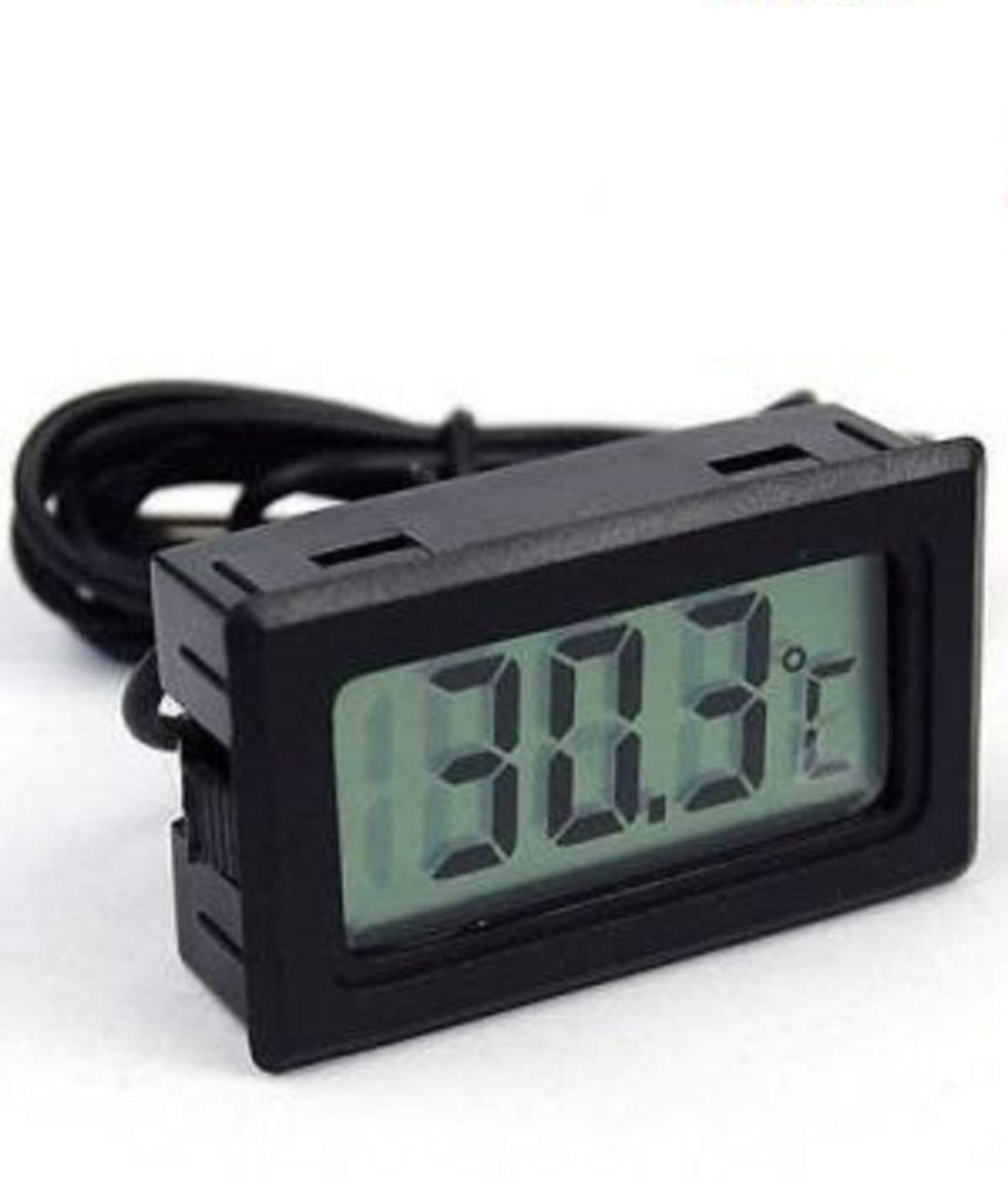 TPM-10 Digital LCD Temperature Gauge: Accurate Aquarium, Baby Bath, and Bathtub Thermometer