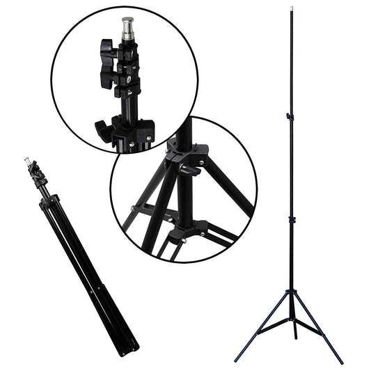 7-Foot Tripod Stand with 360° Ball Head & Universal Mobile Holder