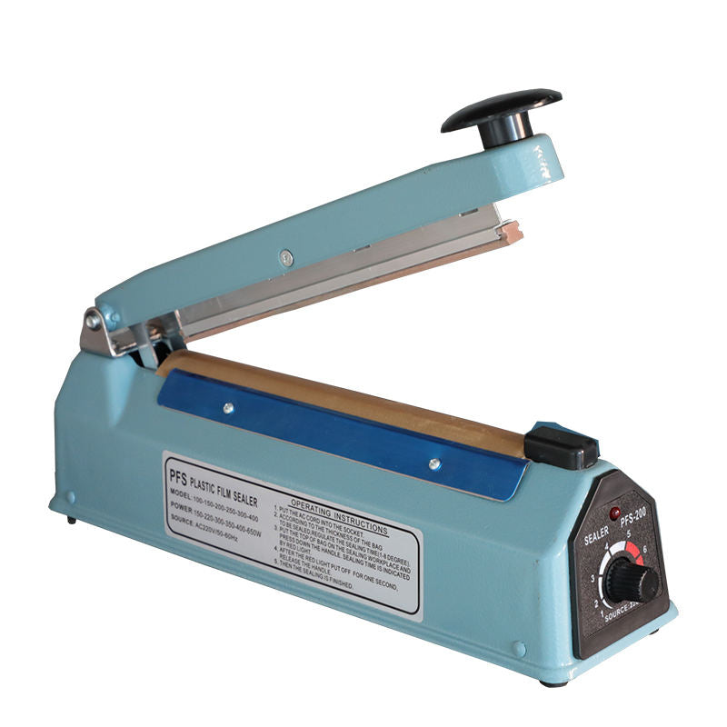 200mm Mini Manual Impulse Heat Sealer + Portable Bag Sealing Machine for Snack and Food Storage + Mini Heat Sealer