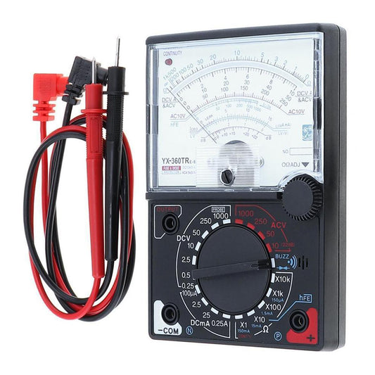 YX360TR Analog Multimeter  High-Precision DC/AC Voltage, Current & Resistance Meter