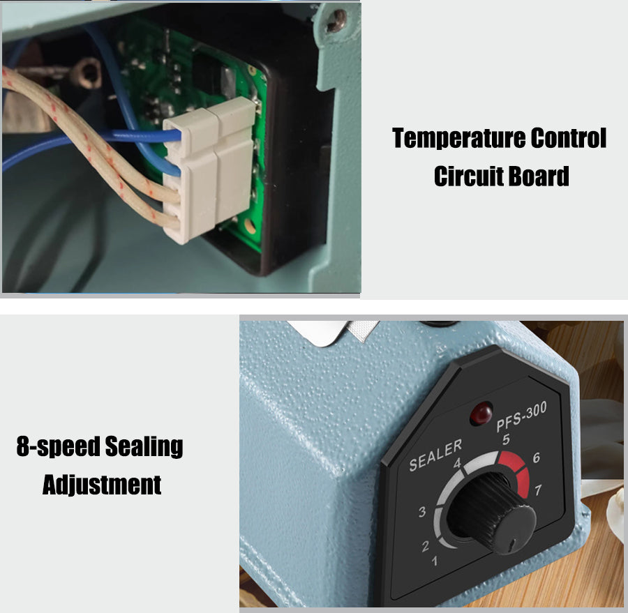 200mm Mini Hand Manual Impulse Heat Sealer - Plastic Bag Sealing Machine