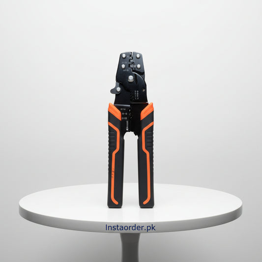 202C CRIMPING AND STRIPPING PLIER - Automatic Self-Adjusting Wire Stripper | Professional Cable Stripping Tool for Electricians