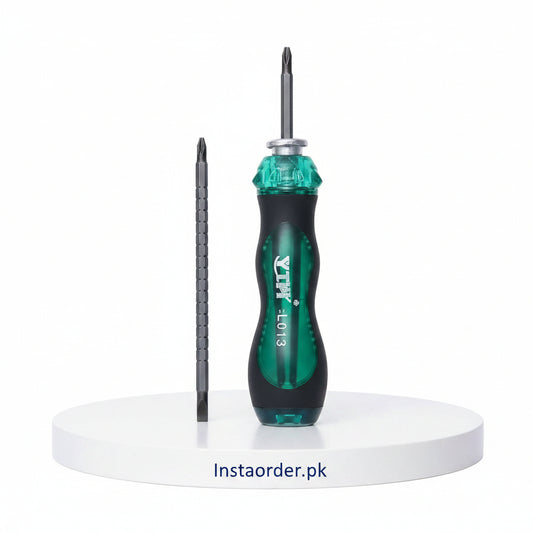 L014 SCREWDRIVER 8'' - Professional Screwdriver | Hardened Steel Tip for Electricians and Technicians