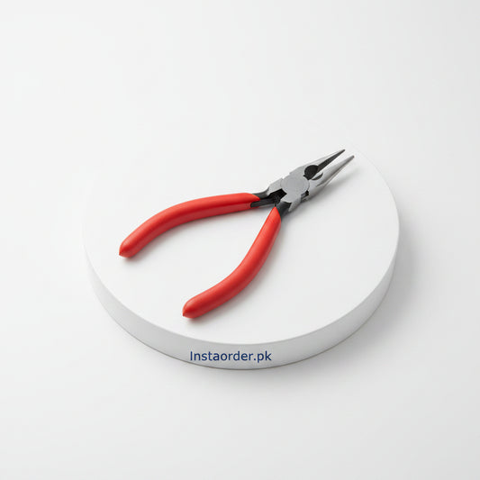 1604 4.5'' NOSE PLIER - Long Nose Plier | Precision Gripping Tool for Electricians and Electronics Technicians