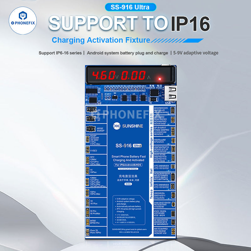 KOOCU S2023 Smart Battery Chip Fixture for iOS, Android, Infinix