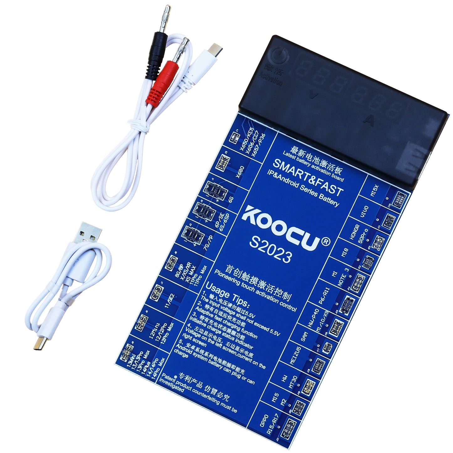 KOOCU S2023  Smart Battery Chip  Fixture - iOS, Android & Infinix Activation Board