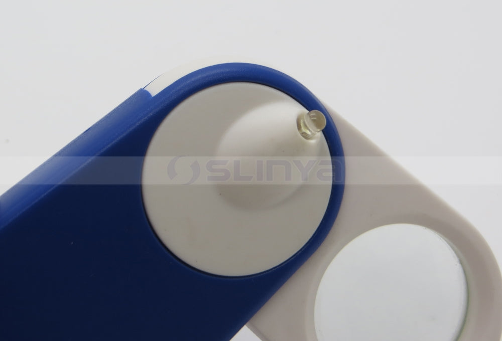10X LED Keychain Magnifying Glass - Pocket Magnifier for DIY