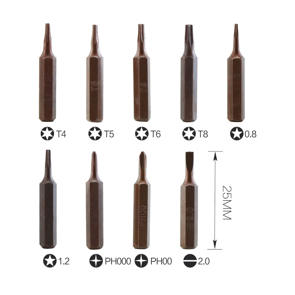 8-in-1 Pocket Mini Screwdriver Pen Kit – Portable Mobile Phone Repair Tools with Multiple Bits