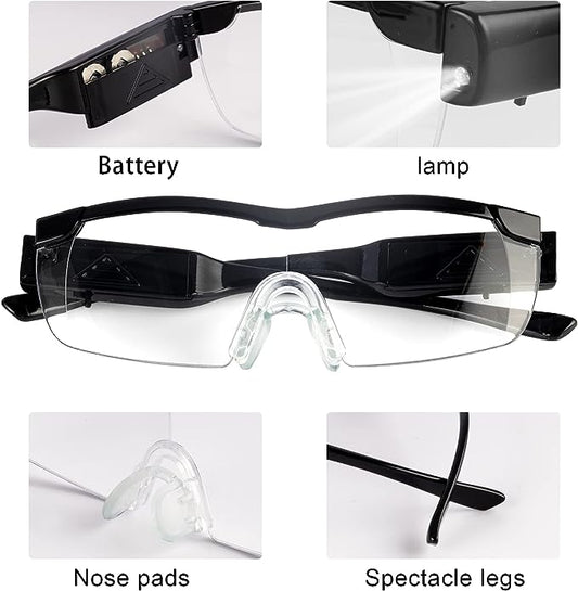 2X LED Magnifying Glass - Hands Free for Repair