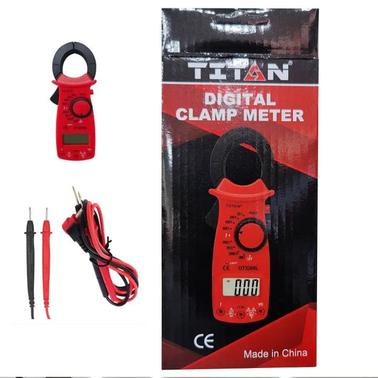 Digital Clamp Meter – AC/DC Volt & Ampere Multimeter