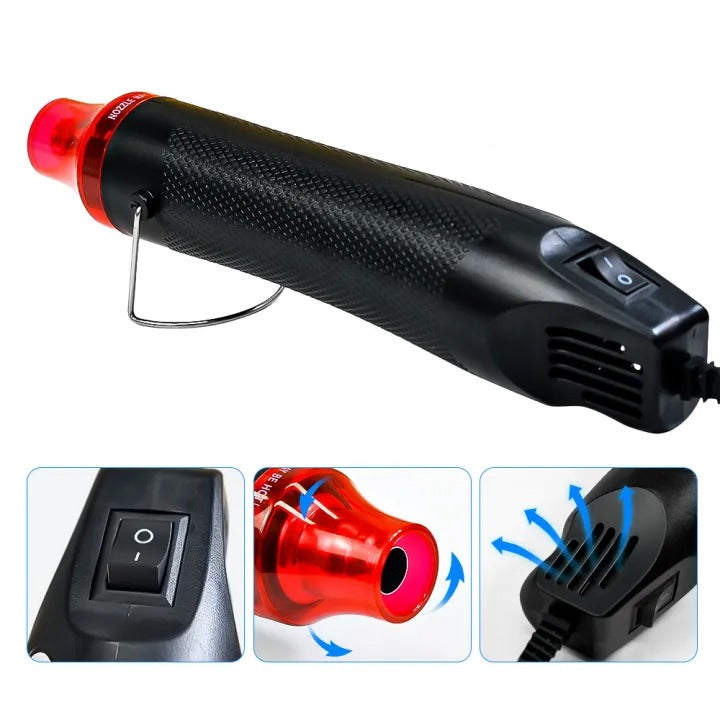 300W Mini Handheld Heat Gun – Dual Temperature