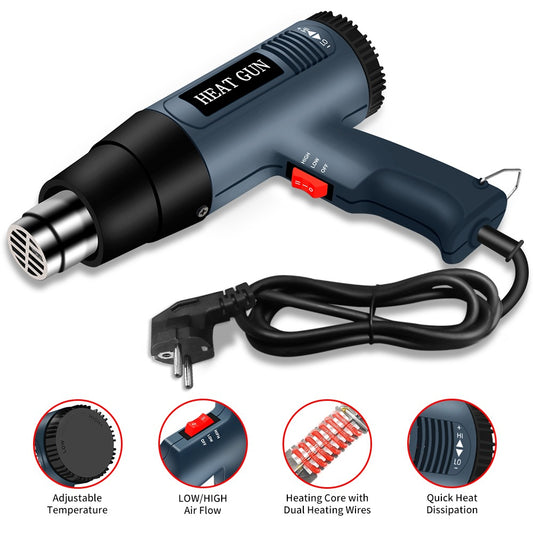 1800W Heat Gun – Dual Temperature Hot Air Gun